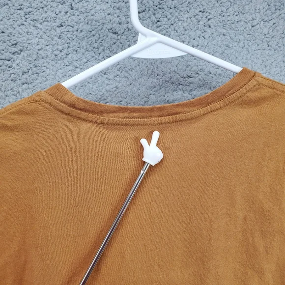 Timberland Long Sleeve T Shirt Boys XL Logo Graphic Print Tan - Picture 7 of 11